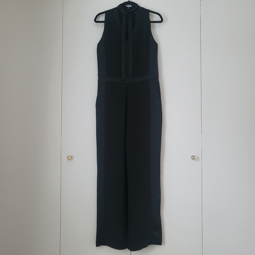 Banana Republic Black Tuxedo Jumpsuit Size 4